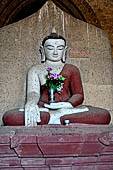 Bagan Myanmar. Buddha Image inside the Dhammayangyi temple. 